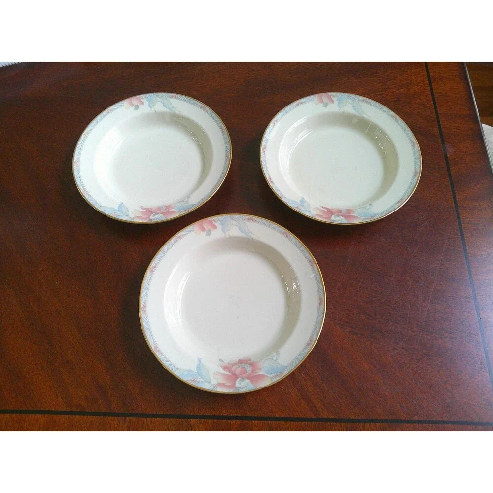 NEW   Rim Soup Bowl in the Westwood pattern by Lenox.